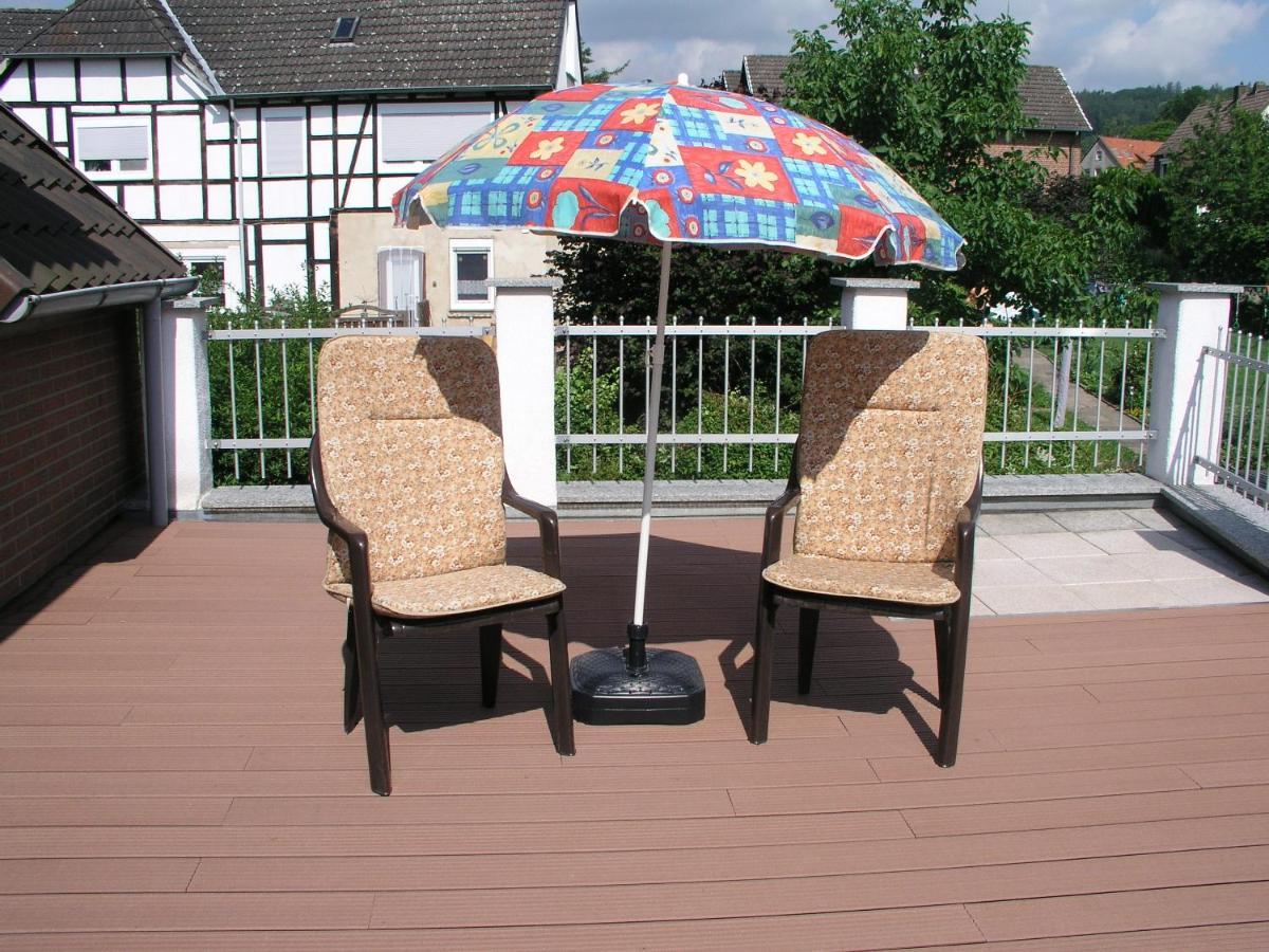 Ferienwohnung Am Deister Mit Grossem Balkon シュプリンゲ エクステリア 写真